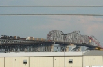 Freight transfer on Huey Long Bridge
